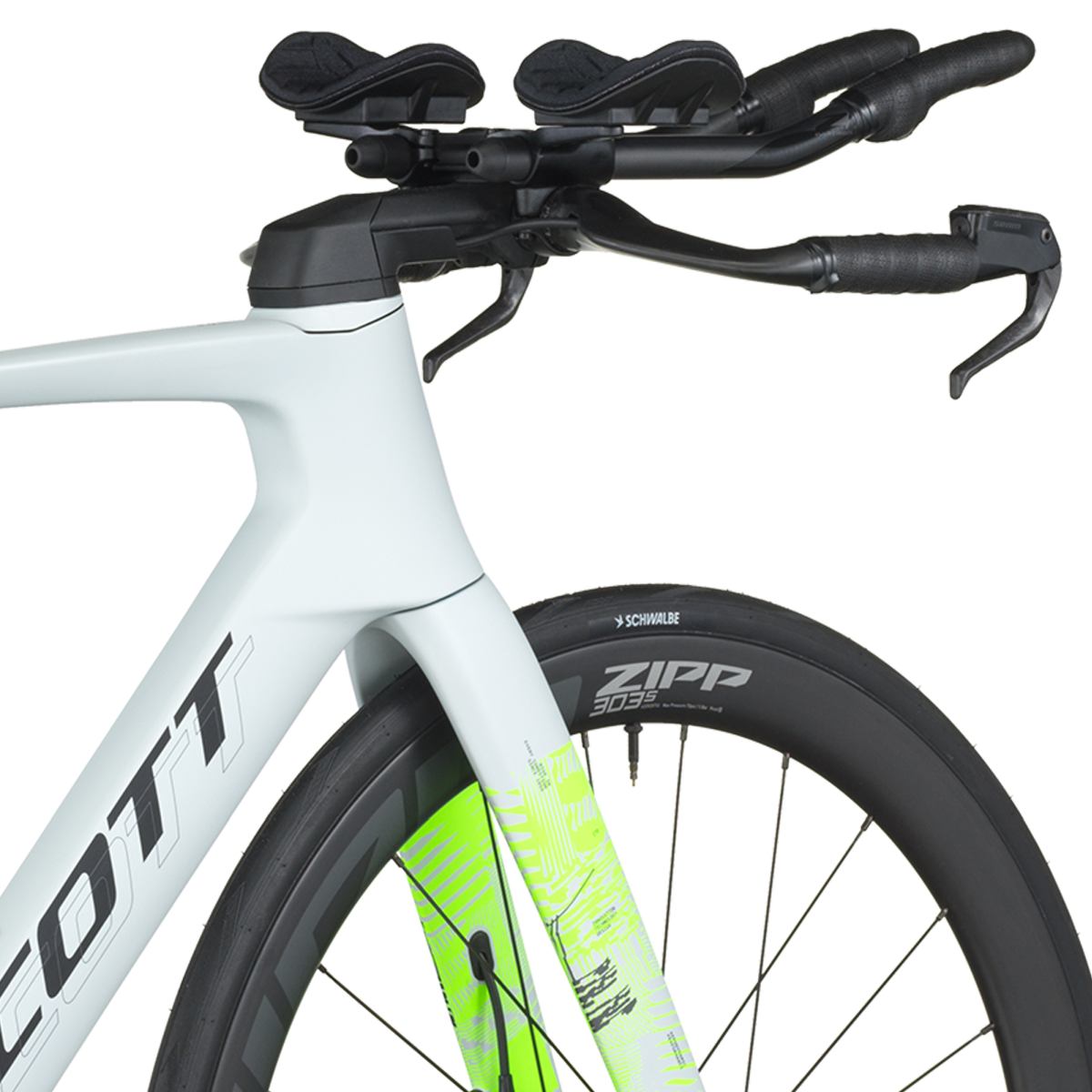 Scott Plasma RC Tri Carbon Triathlon / Rennrad cumulus weiß 2026