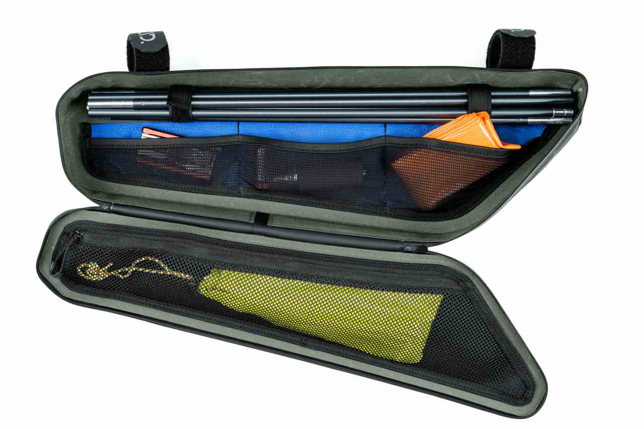 Acid Pack Pro 3 Bikepacker Fahrrad Rahmentasche grün