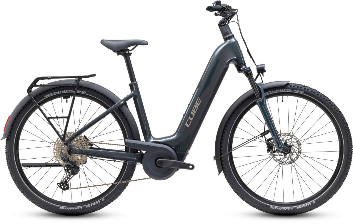 Cube Nuride Hybrid Performance 720 Easy Entry 28'' E-Bike Trekking Pedelec shadowgrey/grey 2027