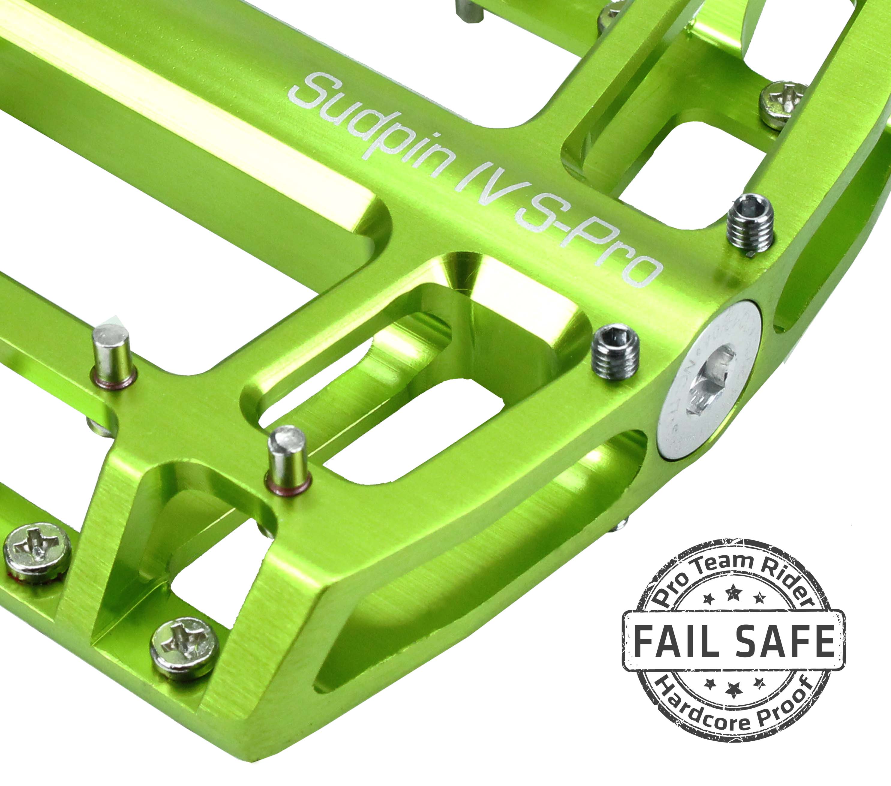 NC-17 Sudpin IV S-Pro CNC Alu Fahrrad Plattform Pedal grün