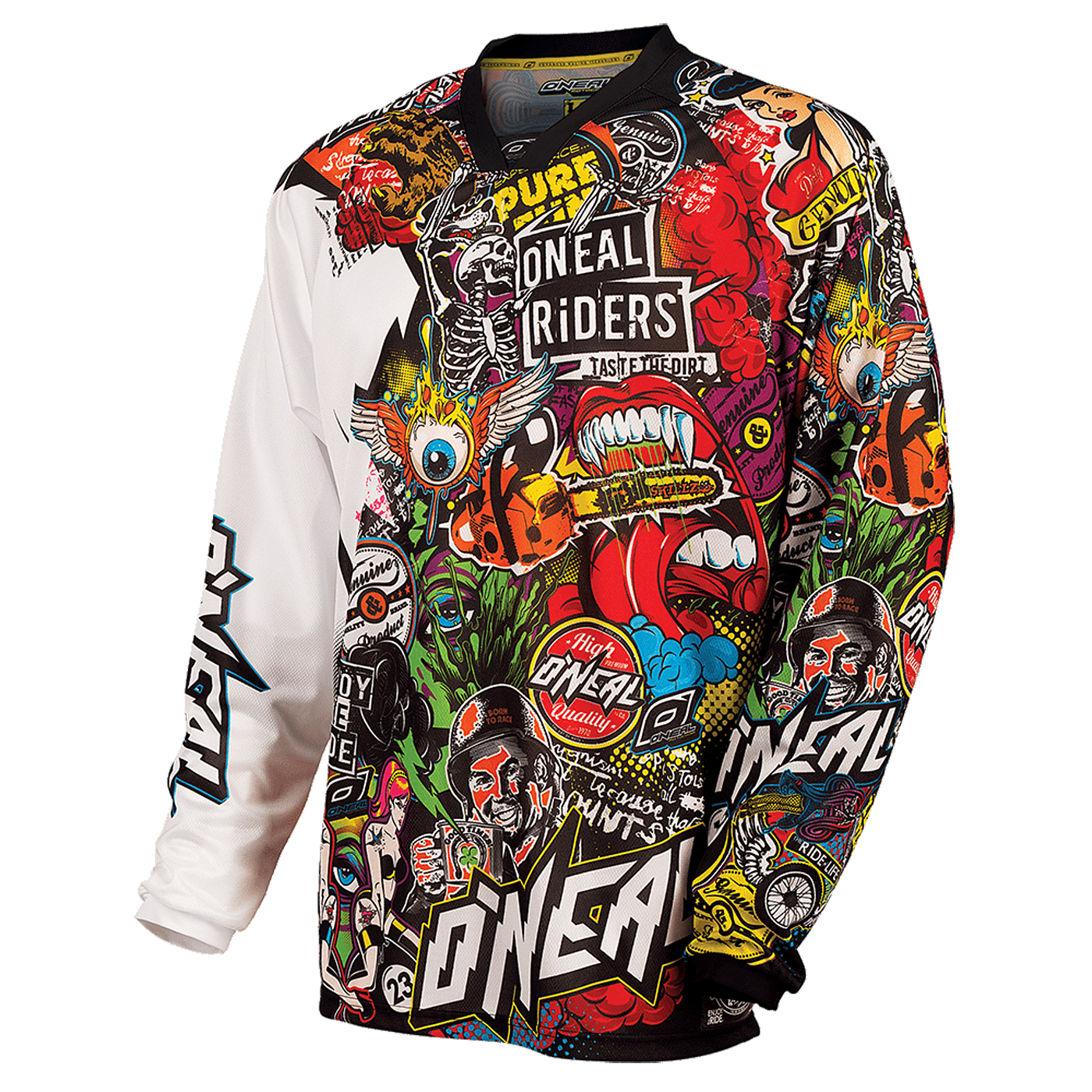 O'neal Mayhem Crank MX Jersey Trikot schwarz Multi 2027