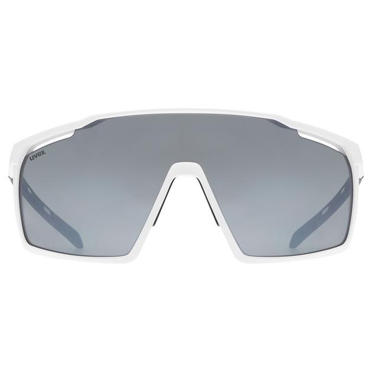 Uvex Mtn Perform Outdoor / Sport Brille matt weiß/mirror silberfarben