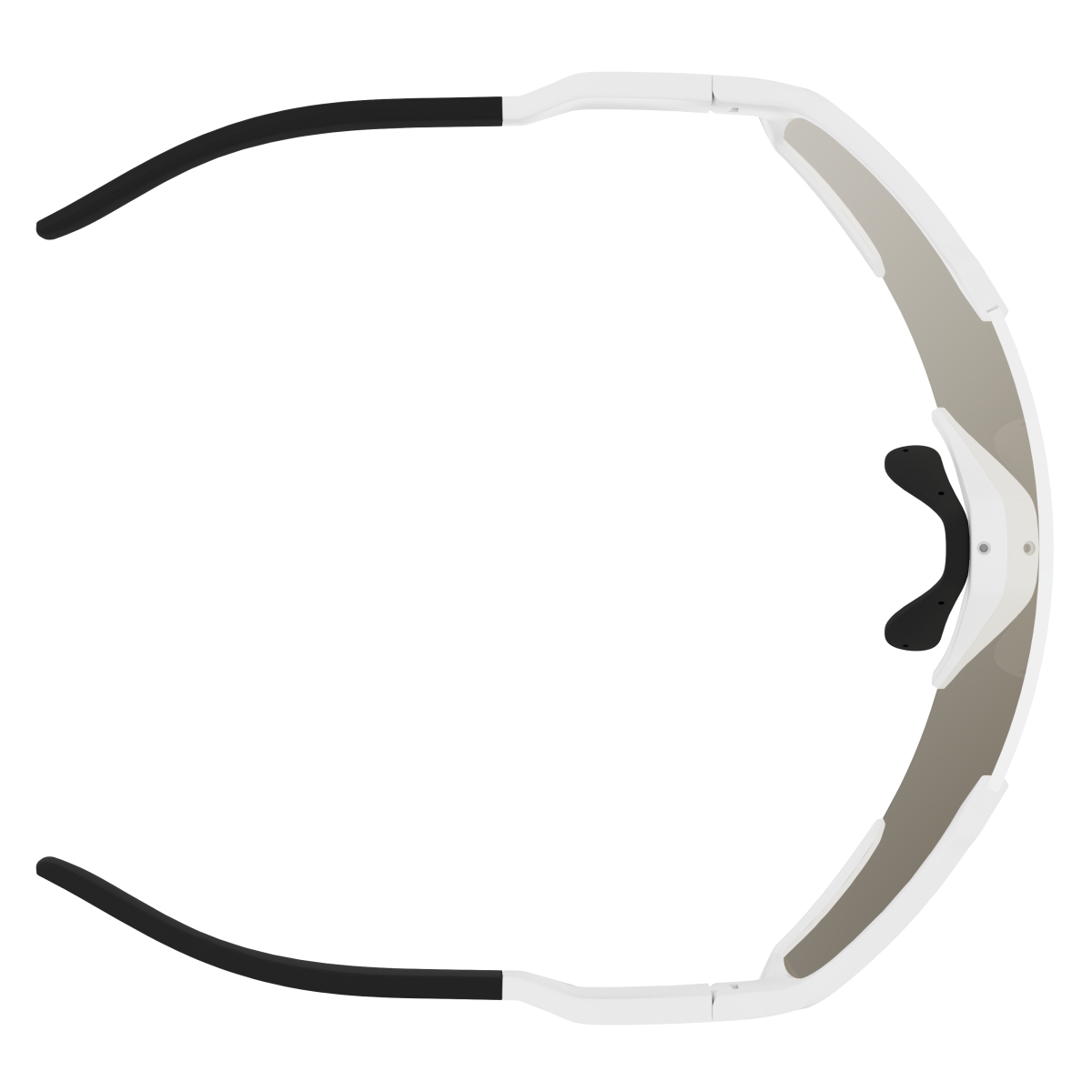 Scott Shield AMP LS Wechselscheiben Fahrradbrille weiß/goldfarben chrome