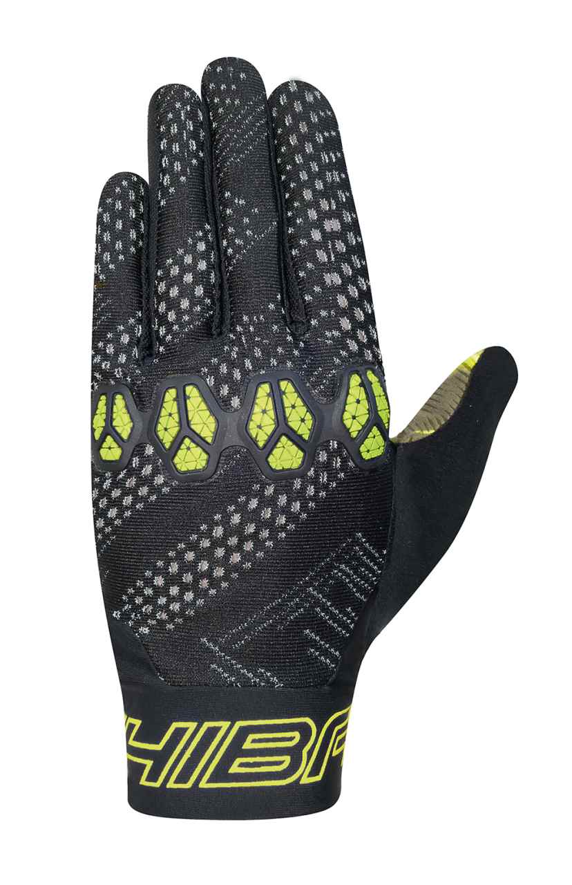 Chiba Trinity Youth Kinder Fahrrad Handschuhe lang schwarz/gelb 2027