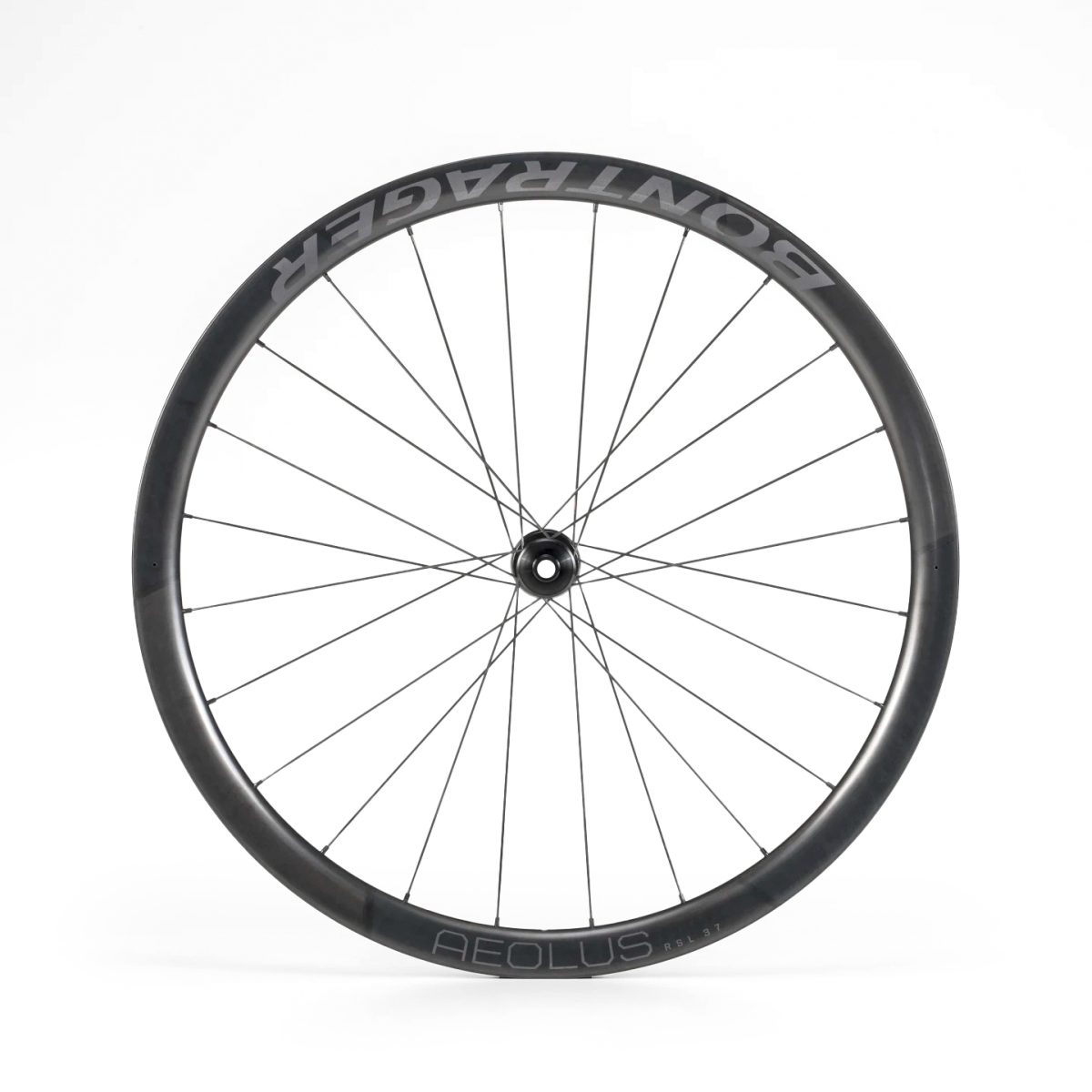 Bontrager Aeolus RSL 37 TLR Disc Carbon Rennrad Vorderrad schwarz
