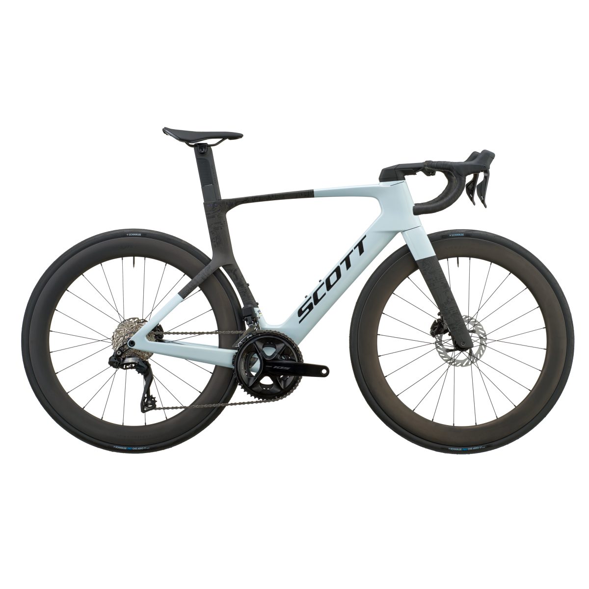 Scott Foil RC 20 Carbon Rennrad cumulus weiß/carbon schwarz 2027