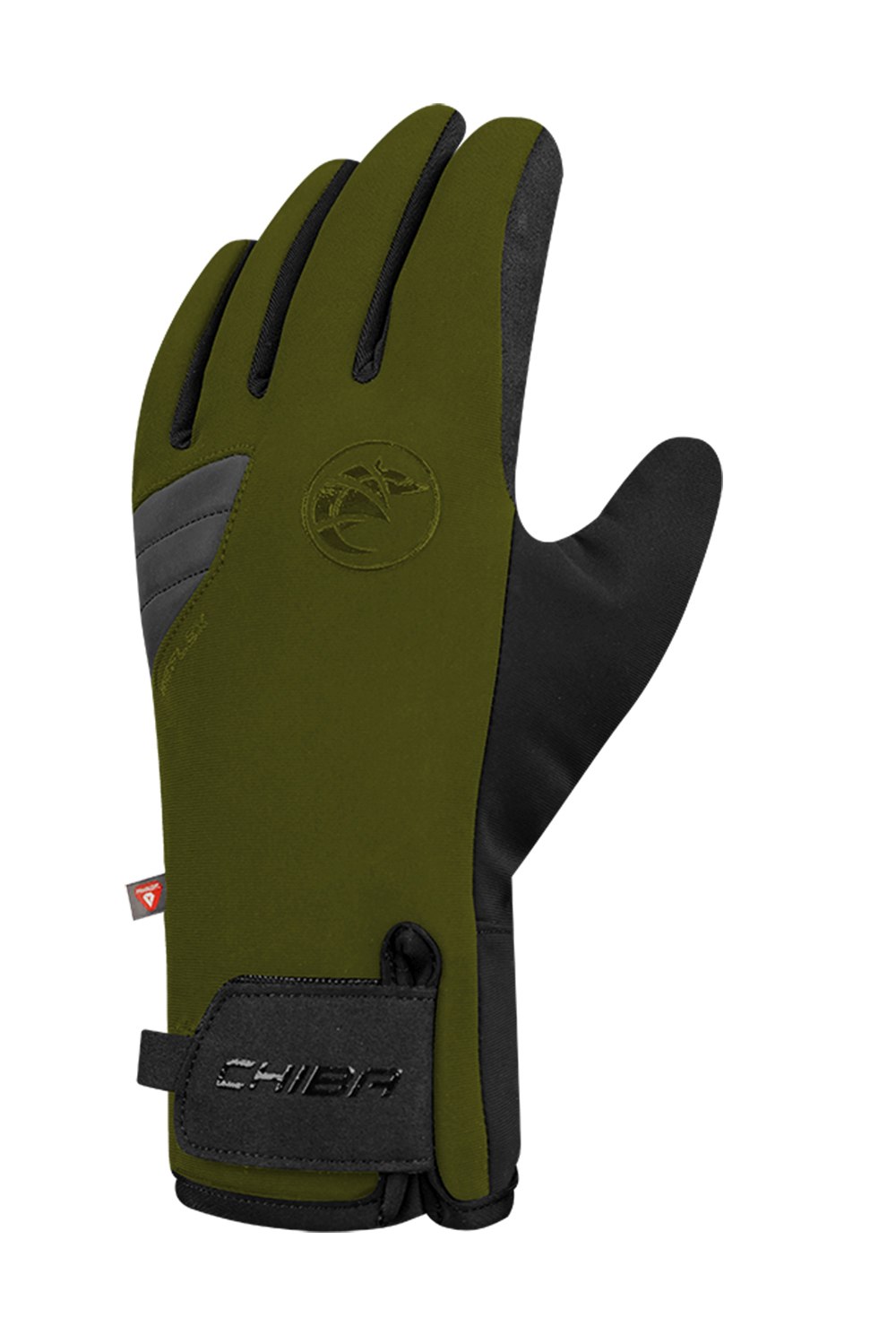 Chiba BioXCell Warm Winter Winter Fahrradhandschuhe lang olive grün 2027
