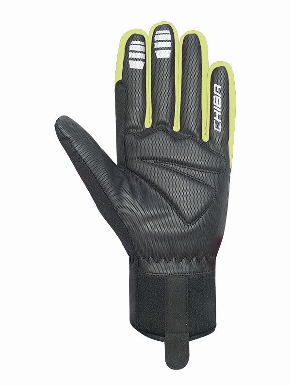 Chiba 2nd Skin Fahrrad Handschuhe lang gelb/schwarz 2027