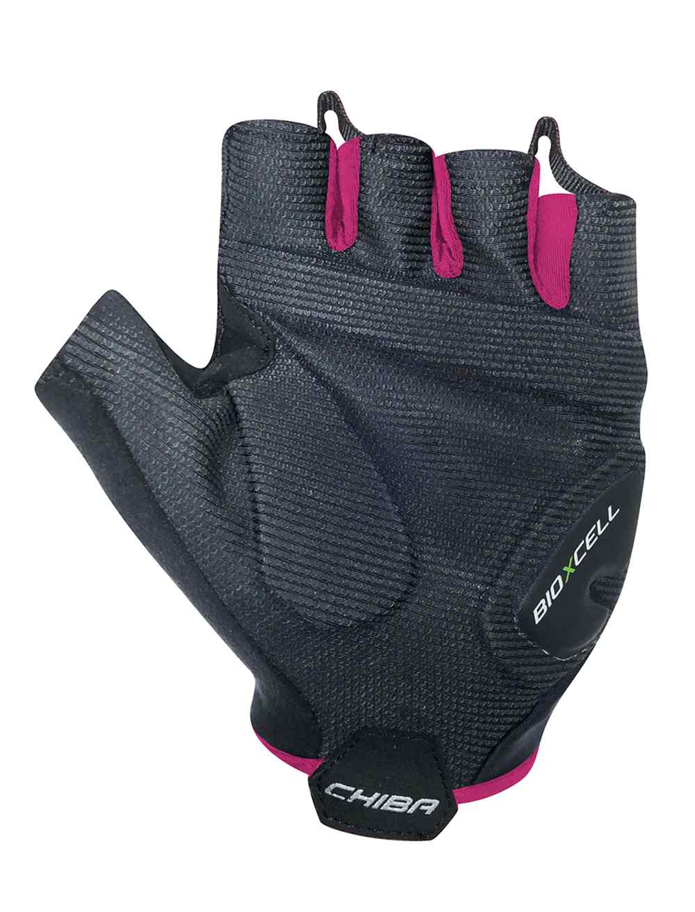 Chiba BioXCell Super Fly Fahrrad Handschuhe kurz schwarz/pink 2027