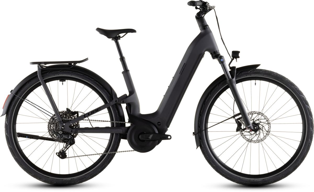 Cube Kathmandu Hybrid ONE11 HPC Pro 800 28'' Carbon Easy Entry E-Bike Trekking Pedelec slabgrey/black 2027