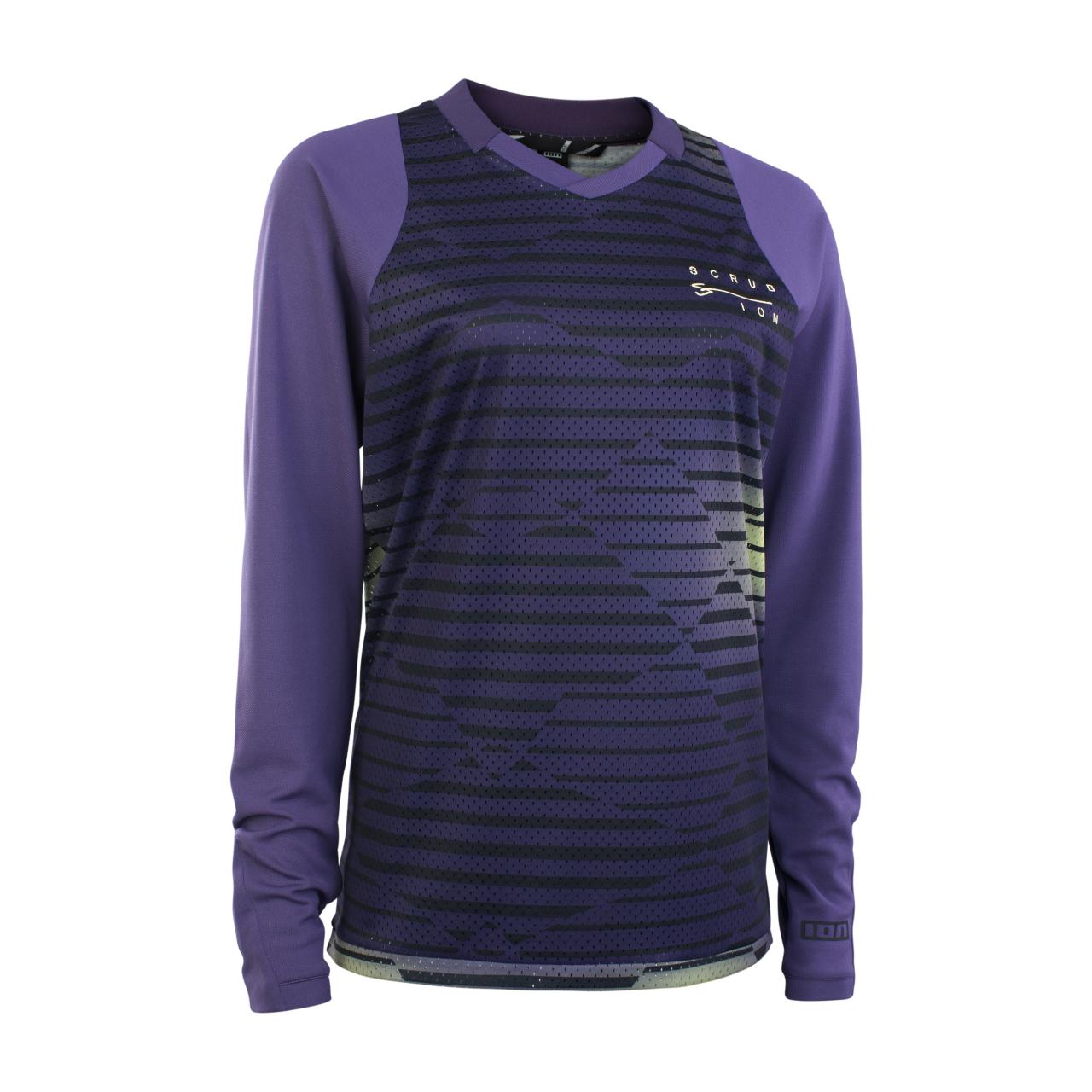Ion Scrub Damen Fahrrad Trikot lang lila 2023