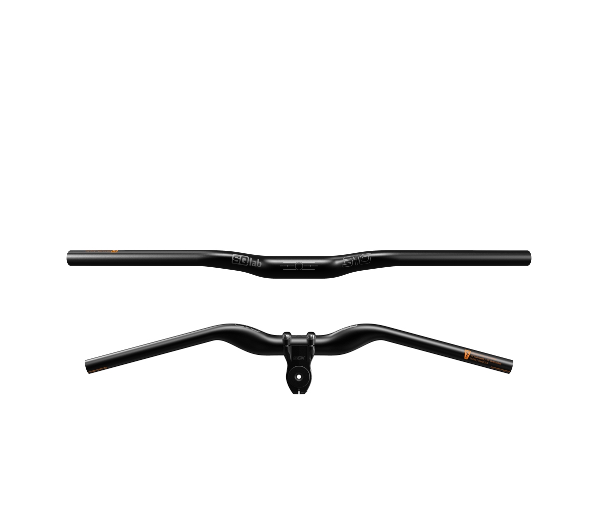 SQlab 310 2.0 MTB Tour / Travel E-Bike Fahrrad Lenker 31.8mm / 35mm / 720mm schwarz