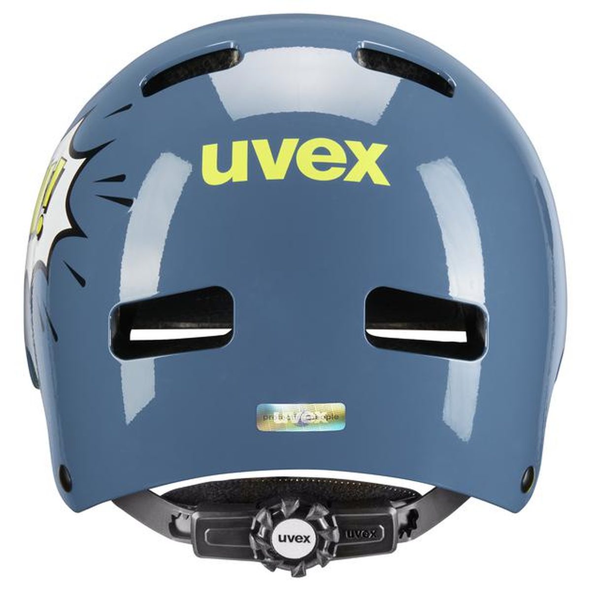 Uvex Kid 3 Kinder BMX Dirt Fahrrad Helm stone blau 2025