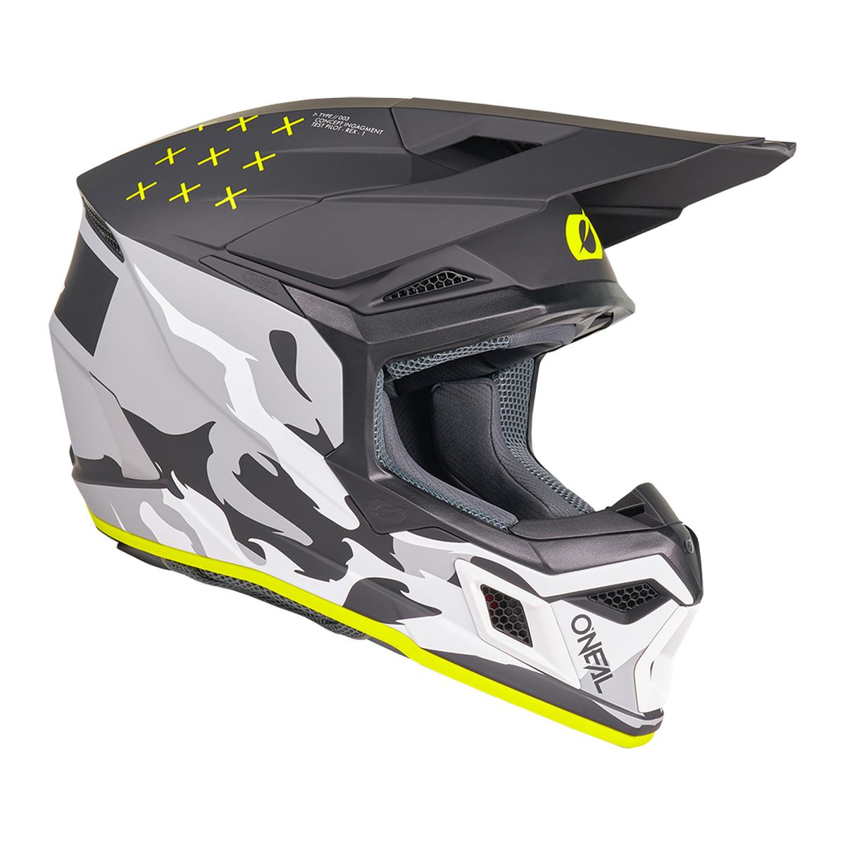 O'Neal 3SRS Heat Motocross Enduro MTB Helm schwarz/grau 2027