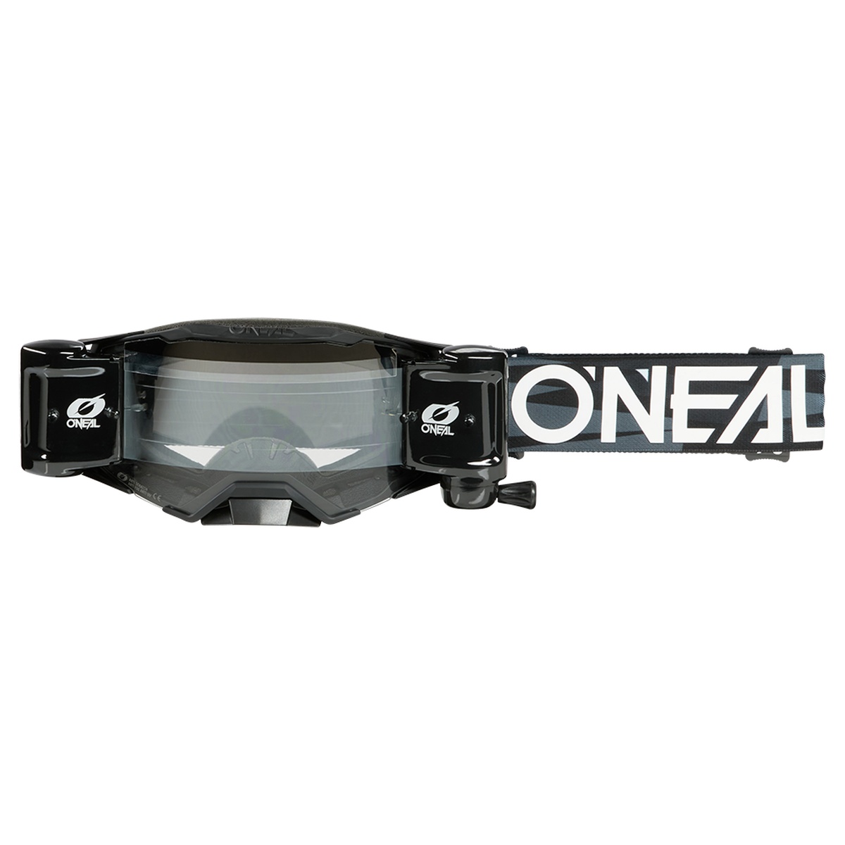 ONeal B33 Ictus Roll Off Goggle MX DH Brille schwarz/weiß/klar