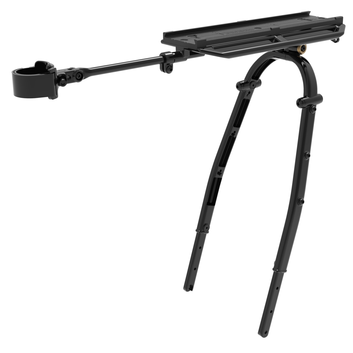 Topeak ZI:RAK universeller Rennrad / Gravel Fahrradgepäckträger mit Strap schwarz