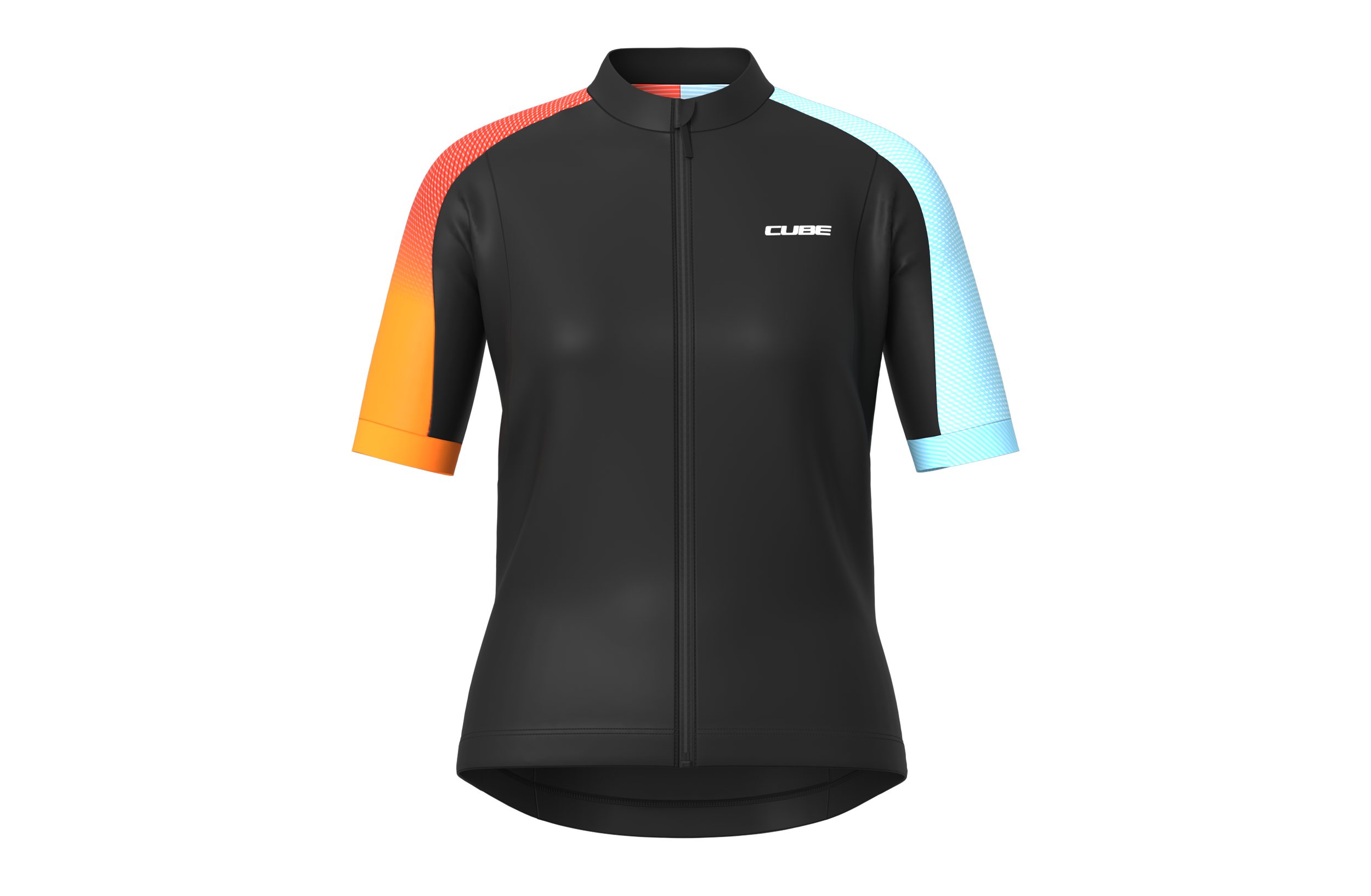 Cube Road/XC X Factory Racing Damen Fahrrad Trikot kurz schwarz 2026