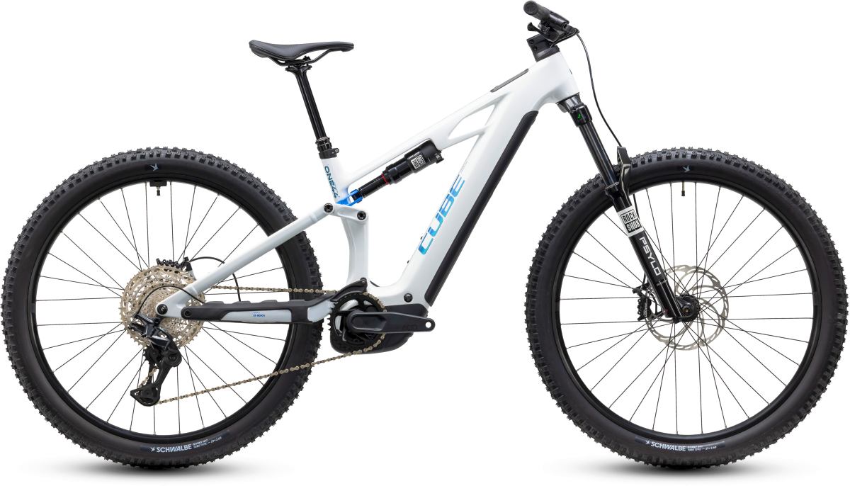 Cube Stereo Hybrid ONE44 HPC Pro 800 27.5'' / 29'' Carbon E-Bike MTB Pedelec metallicwhite/blue 2027