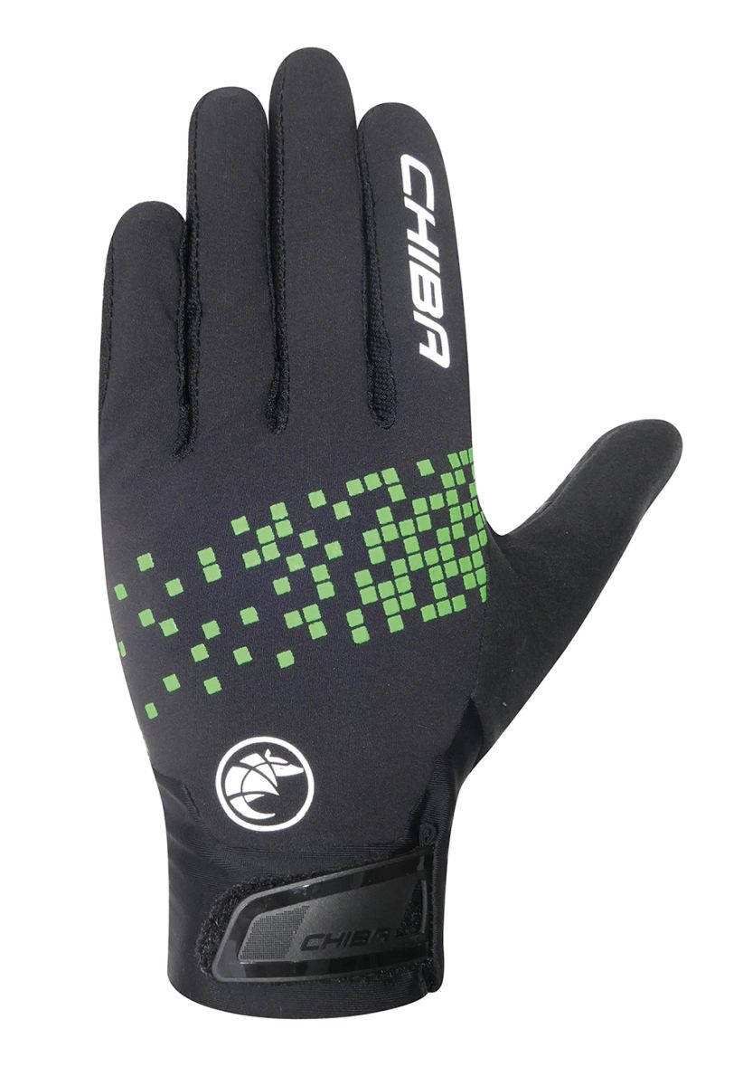 Chiba Downhill Youth Kinder Fahrrad Handschuhe lang schwarz/grün 2027