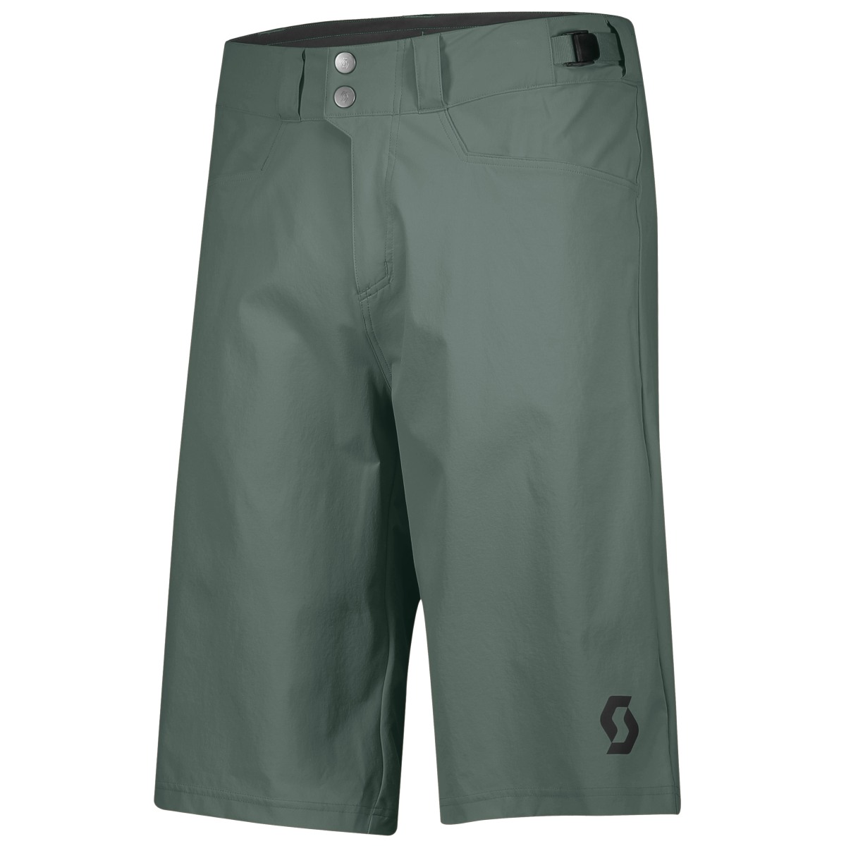 Scott Trail Flow Fahrradhose kurz inkl. Innenhose grün 2026