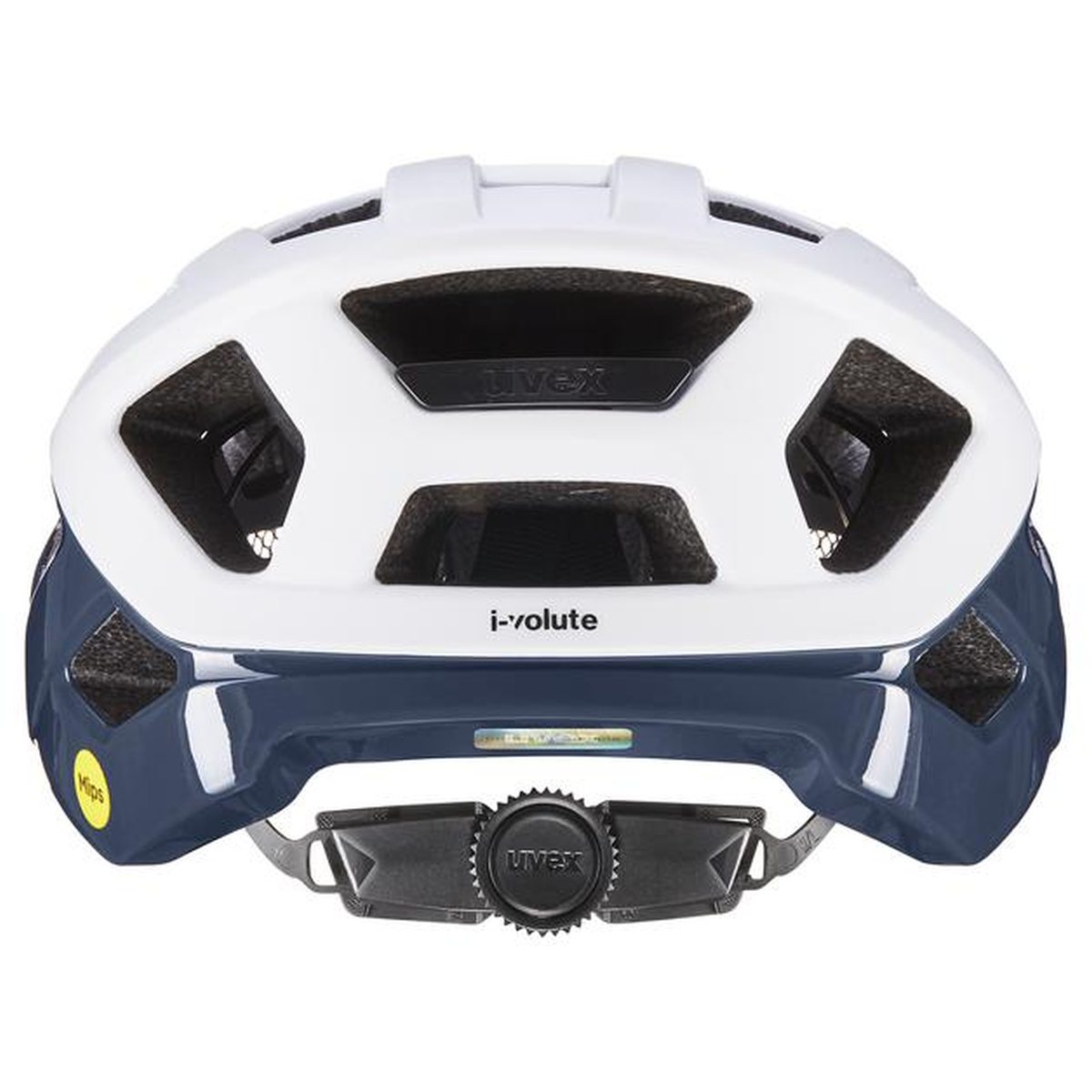 uvex i-volute MIPS Rennrad / Gravel Fahrrad Helm matt weiß/blau 2027