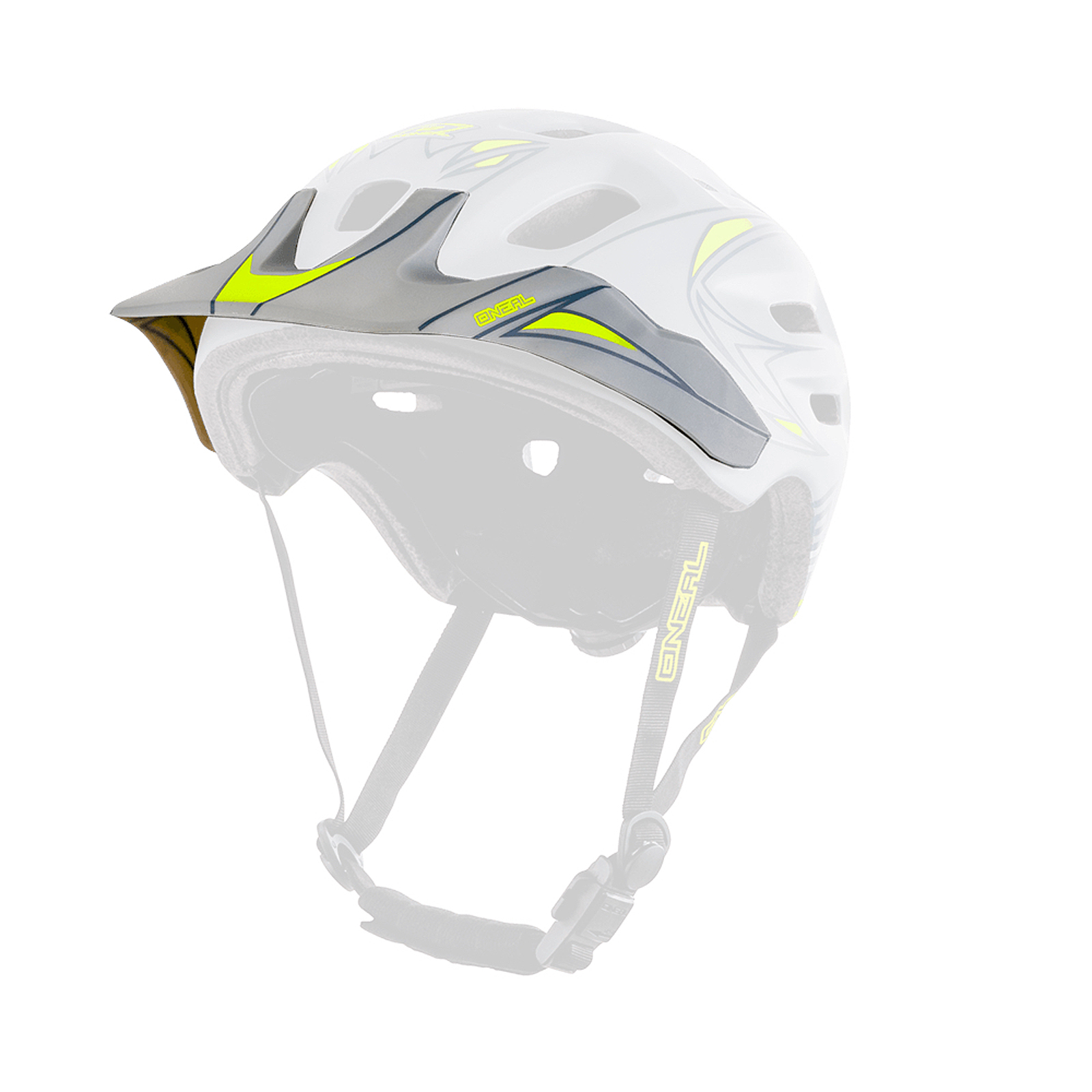O'neal Visor Defender Tribal Helm Visier grau/gelb Oneal