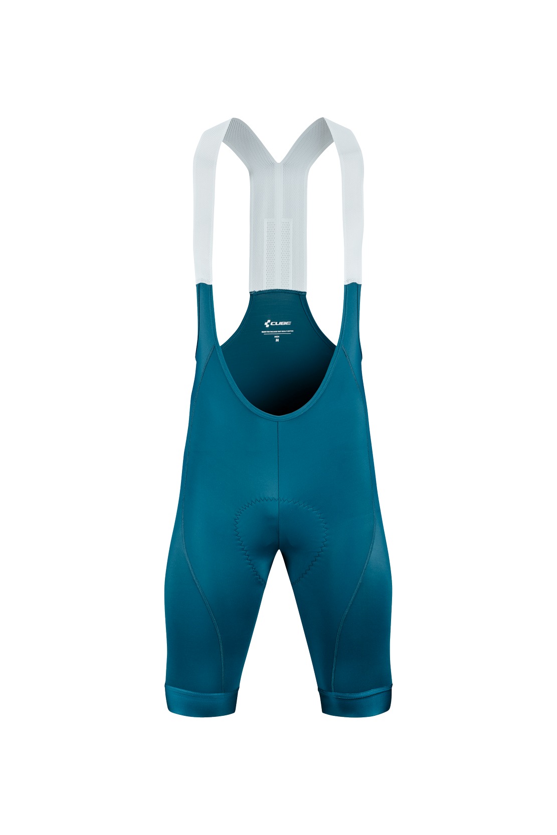 Cube Road / XC Fahrrad Trägerhose kurz petrol blau 2026