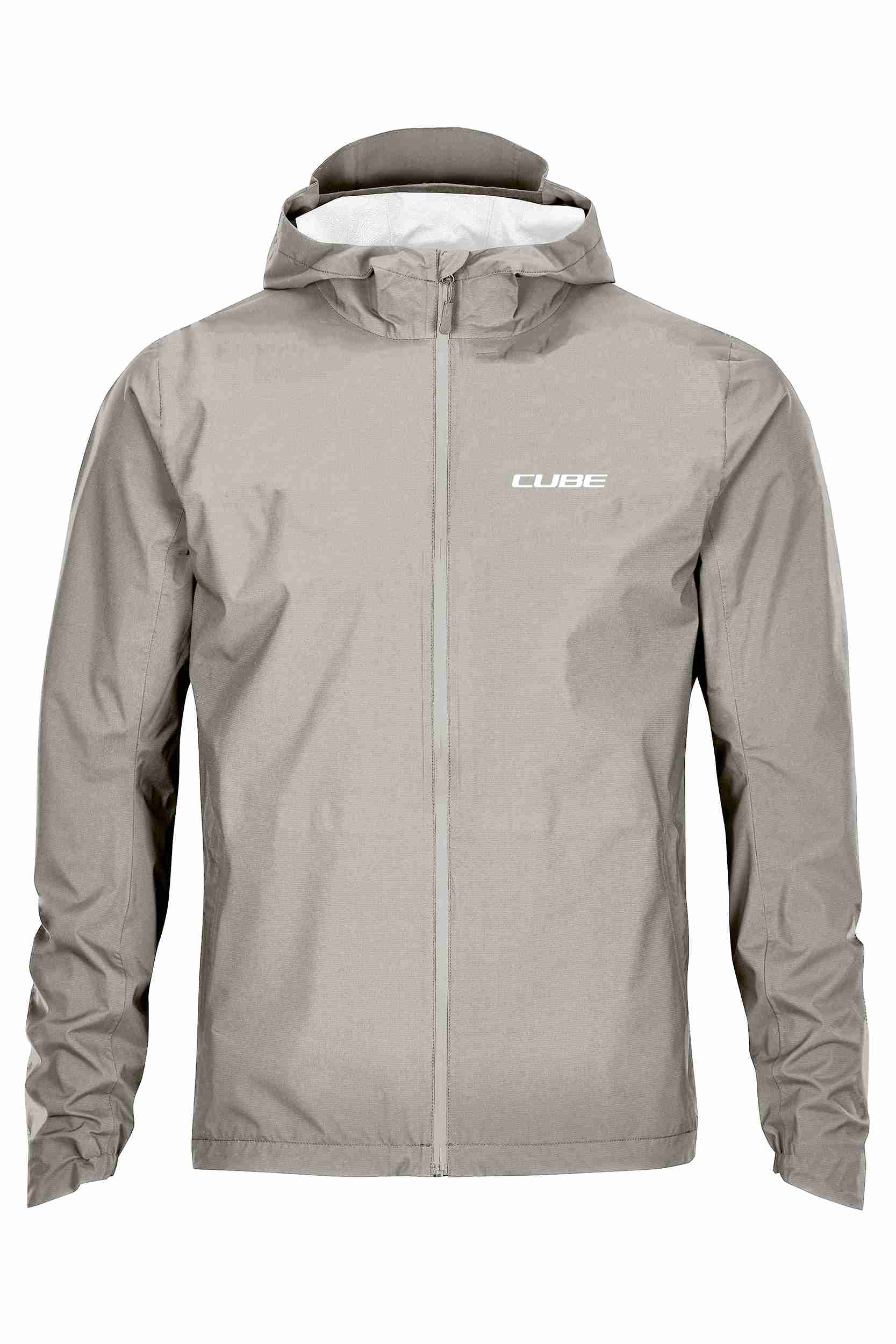 Cube ATX Storm Fahrrad Wind / Regenjacke beige 2027