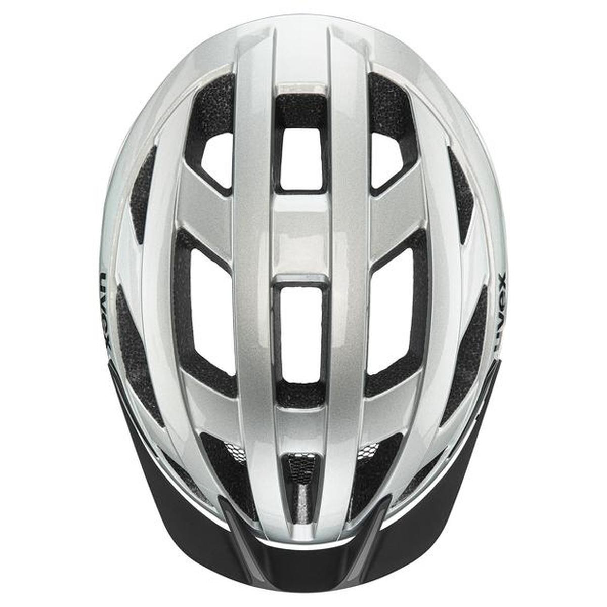 uvex i-vo 2 Pure Silver Fahrrad Helm silberfarben 2027