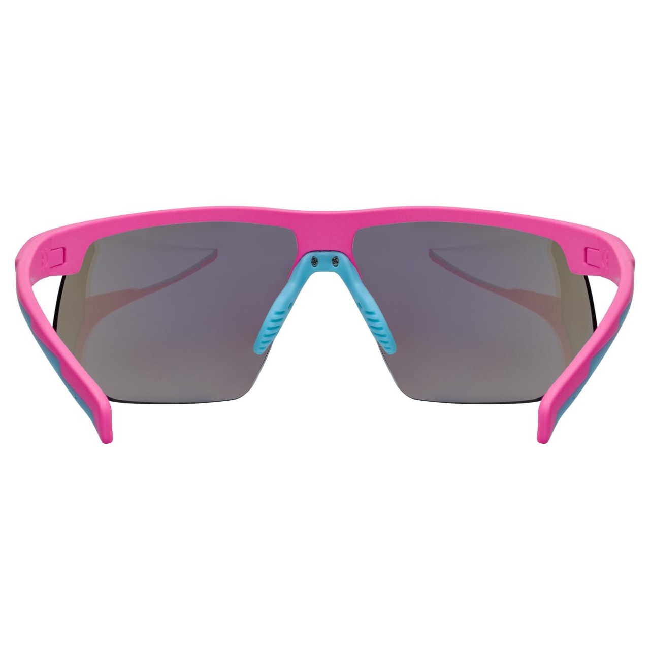 uvex Aerios Laufbrille matt pink / mirror blau