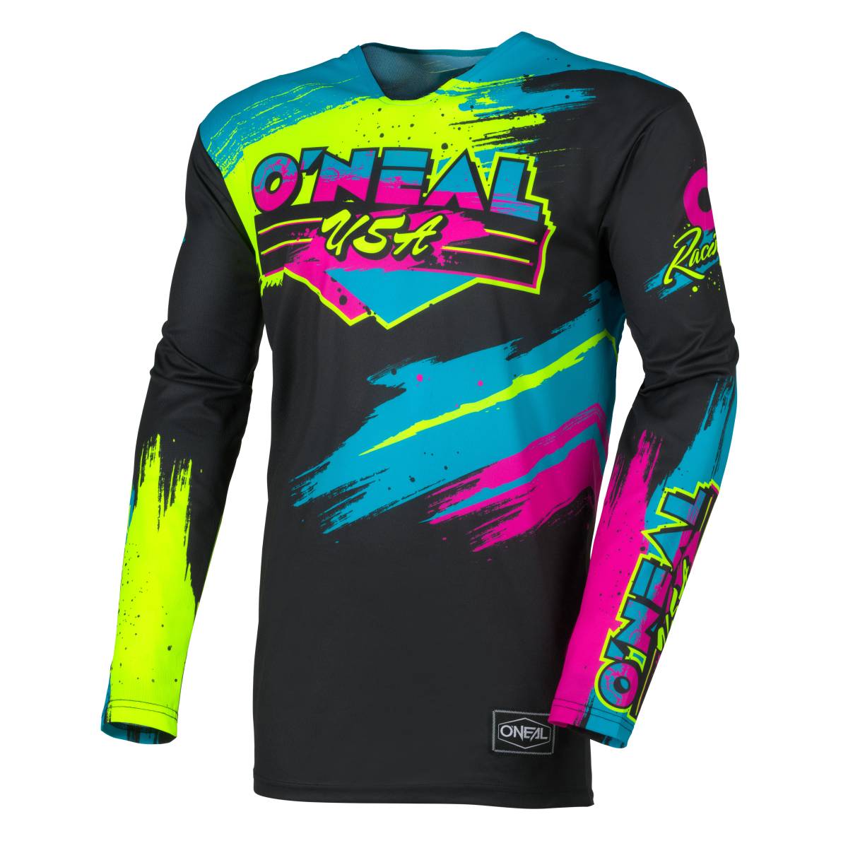 ONeal Mayhem Reseda Motocross langarm Jersey schwarz/gelb 2026