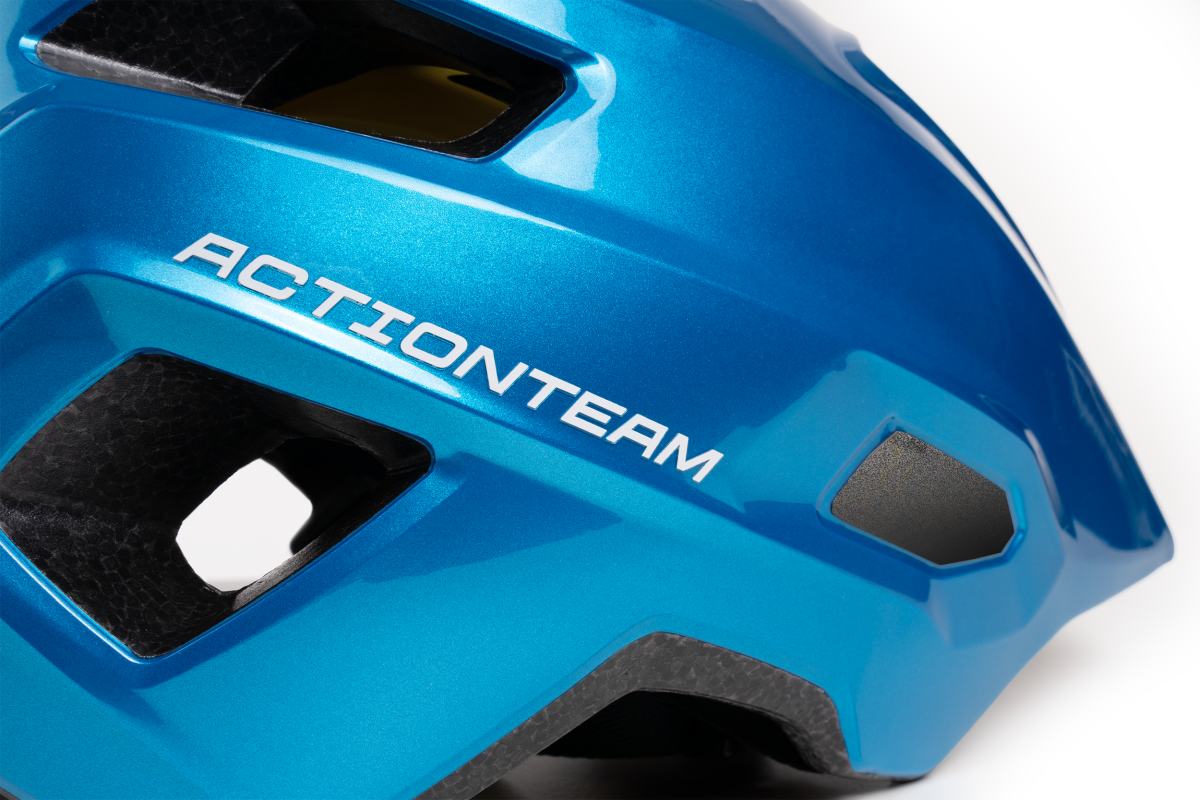 Cube Linok X Actionteam Mips Kinder Fahrrad Helm blau 2027