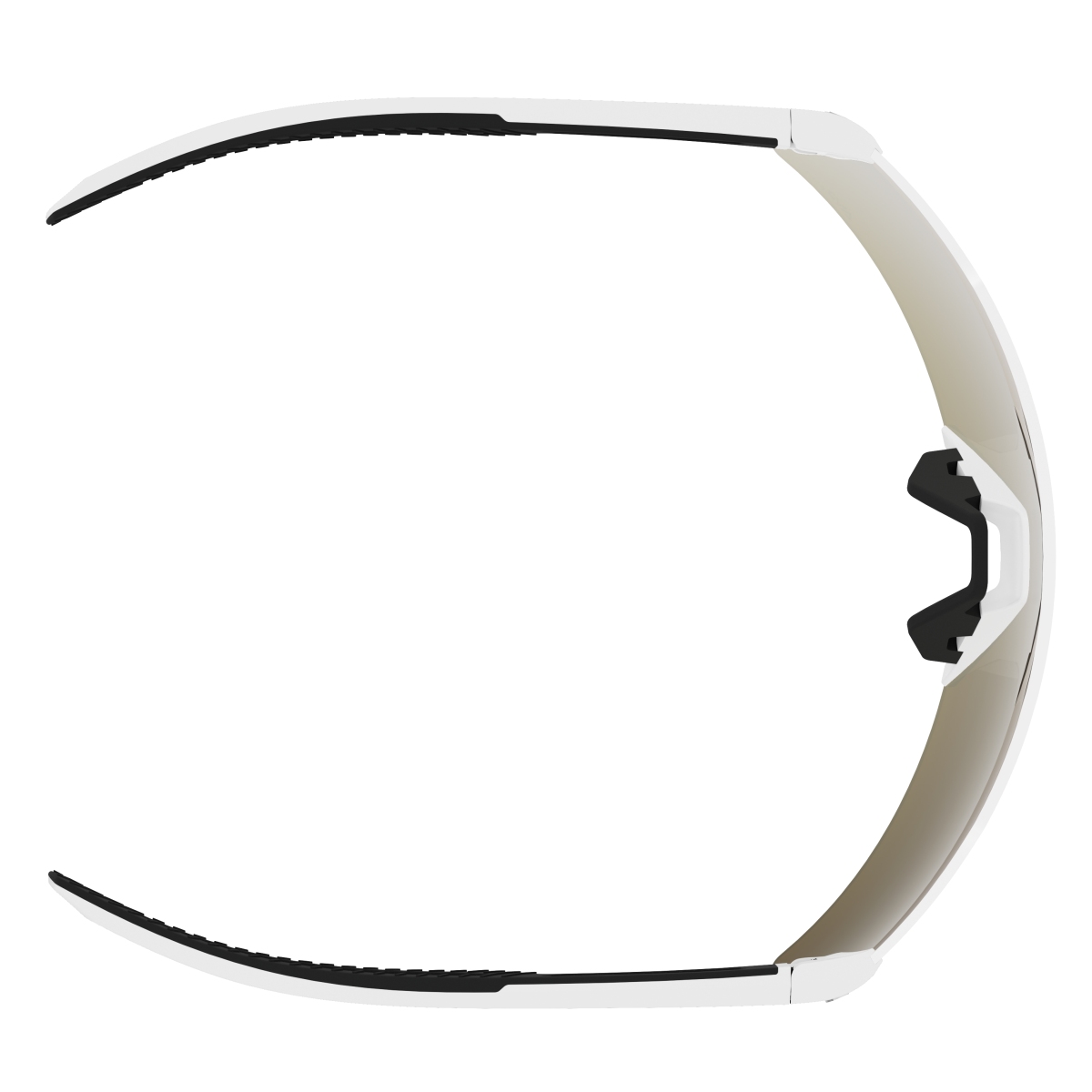 Scott Stride Compact LS AMP Wechselscheiben Fahrradbrille weiß/goldfarben chrome
