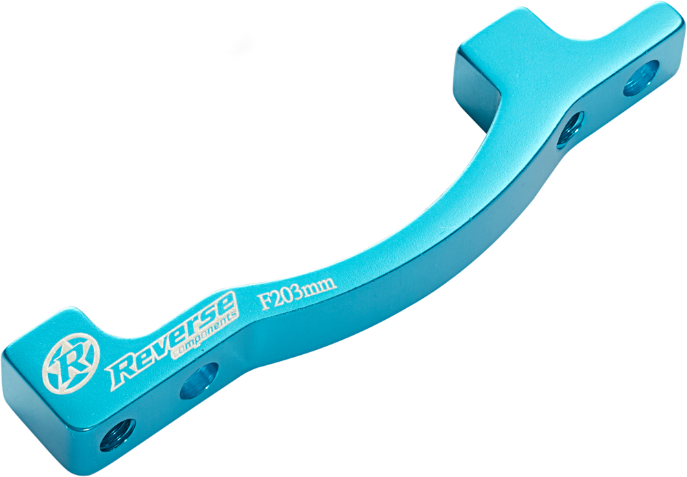 Reverse Scheibenbremsen Adapter PM-PM von 160 auf 203mm hell blau