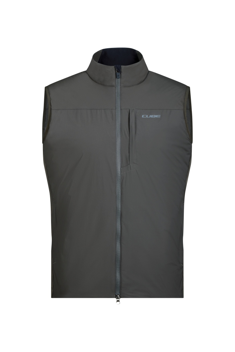 Cube Hybrid Freizeit / Sport Weste olive grün 2027