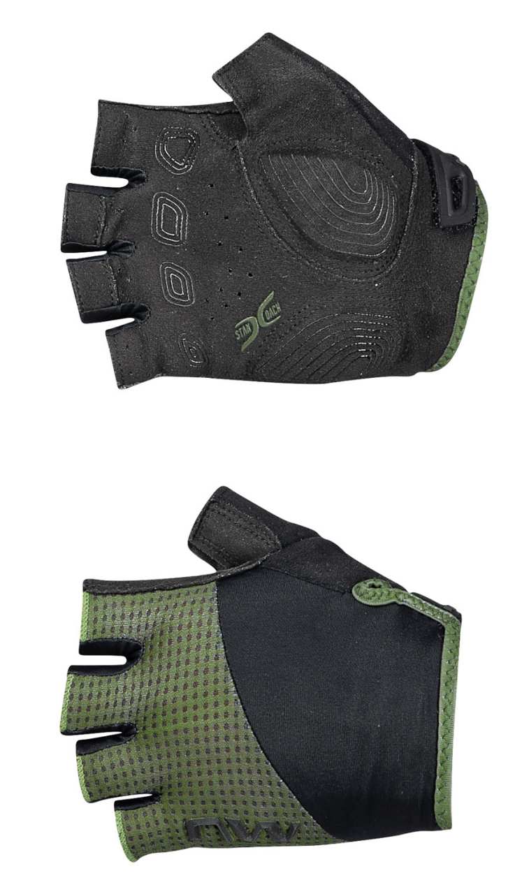 Northwave Fast Fahrrad Handschuhe kurz grün/schwarz 2024