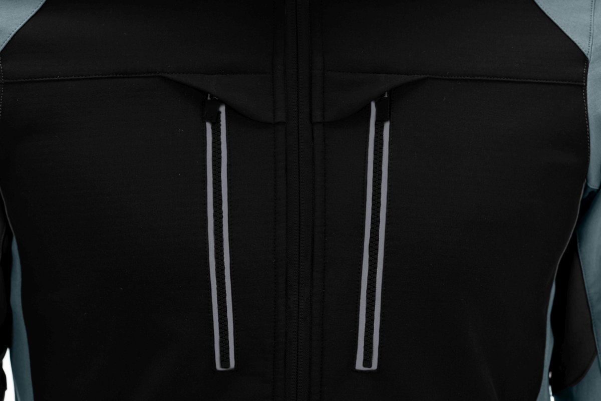 Cube Blackline Softshell Fahrrad Jacke schwarz/grau 2027