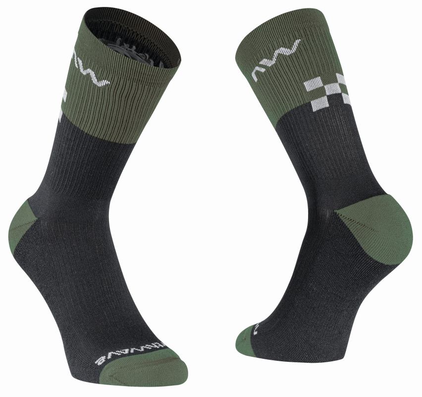 Northwave Edge Fahrrad Socken grün/schwarz 2023