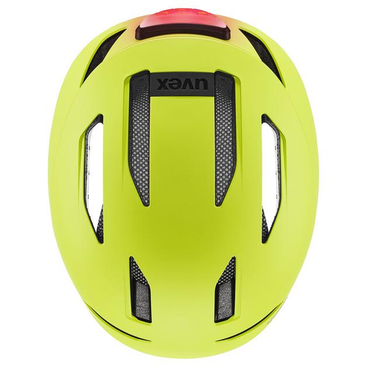 Uvex Urban Planet LED City Fahrrad Helm matt gelb 2026