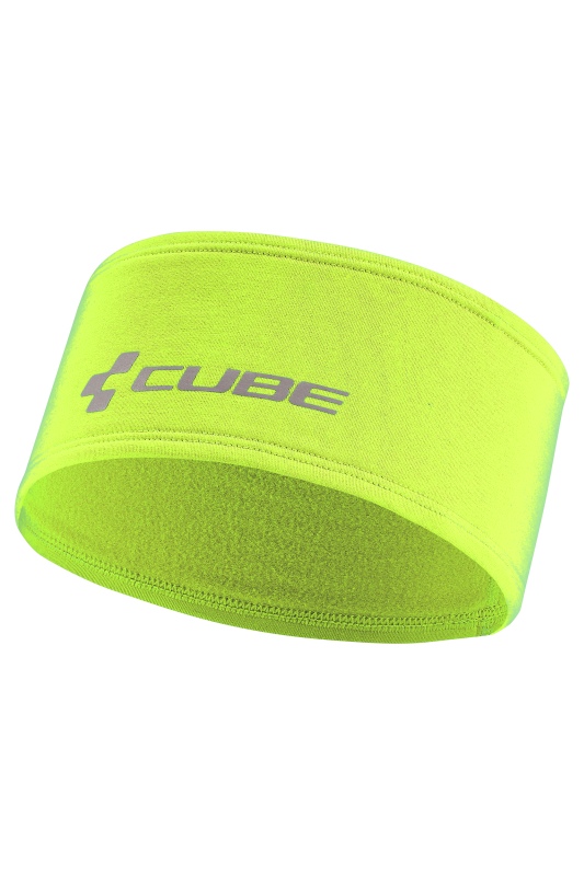 Cube Race Be Warm Safety Fahrrad Stirnband gelb