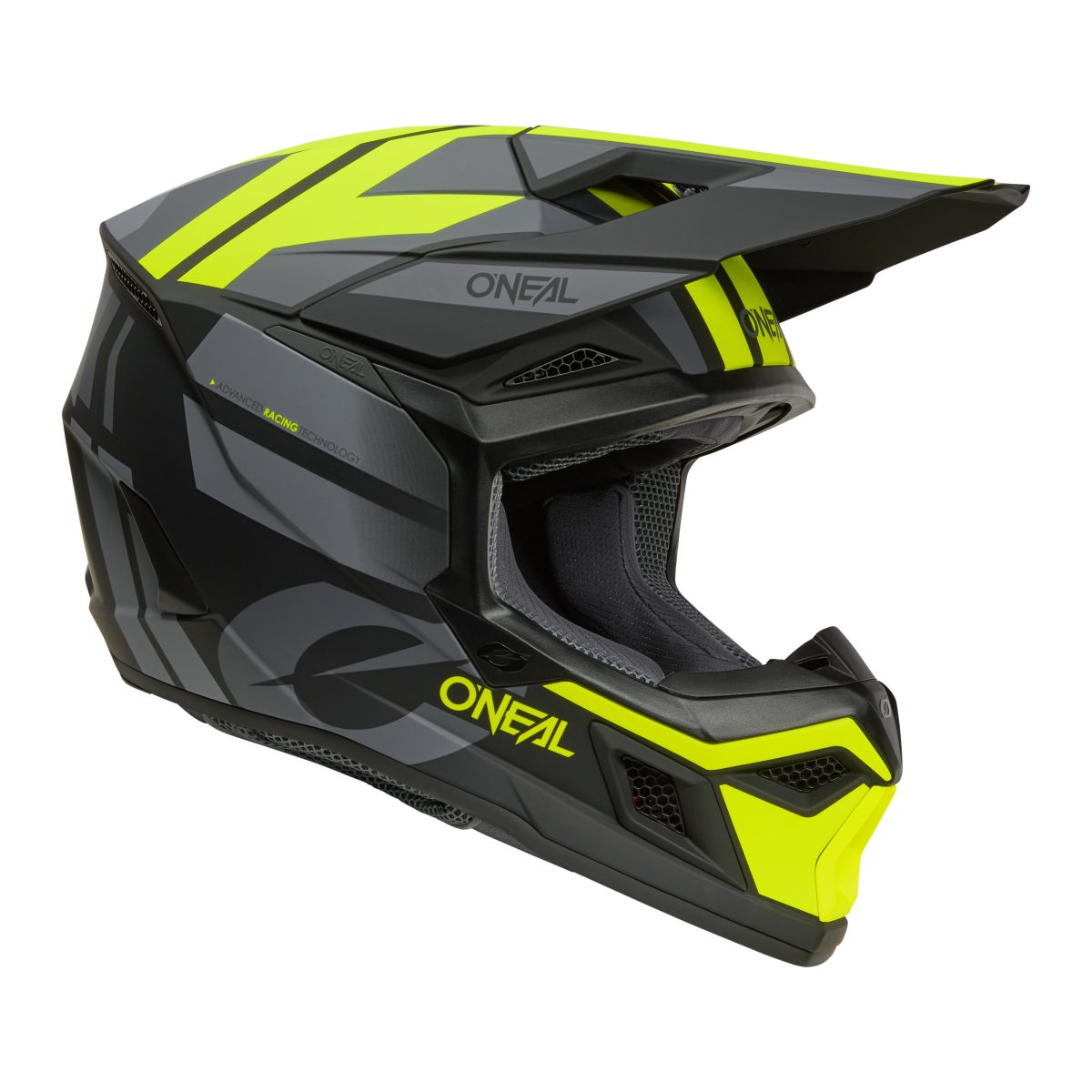 ONeal 3SRS Ride Motocross Enduro MTB Helm schwarz/grau/gelb 2027