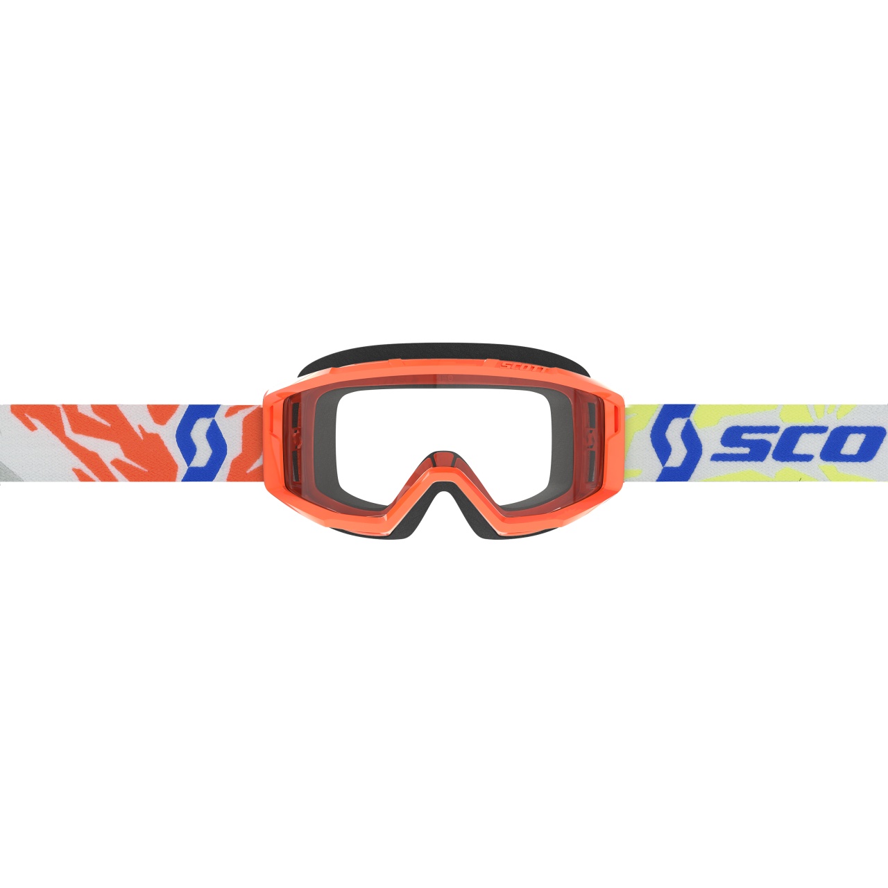 Scott Primal Kinder MX Goggle Cross/MTB Brille orange/klar