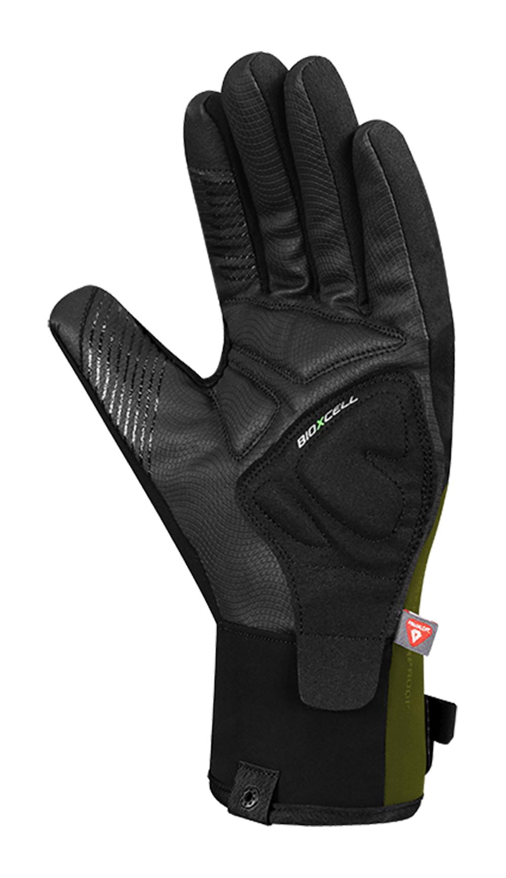 Chiba BioXCell Warm Winter Winter Fahrradhandschuhe lang olive grün 2027