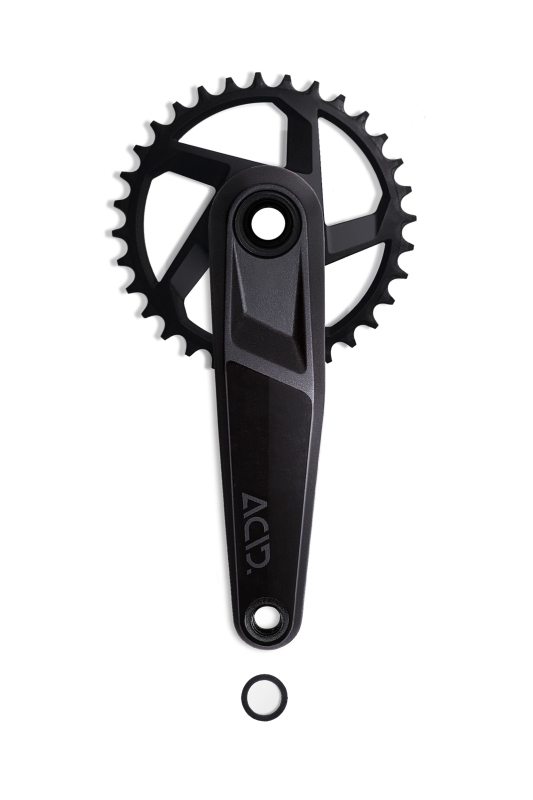 Acid Crank Set MTB Pro Fahrrad Kurbelgarnitur 32T schwarz
