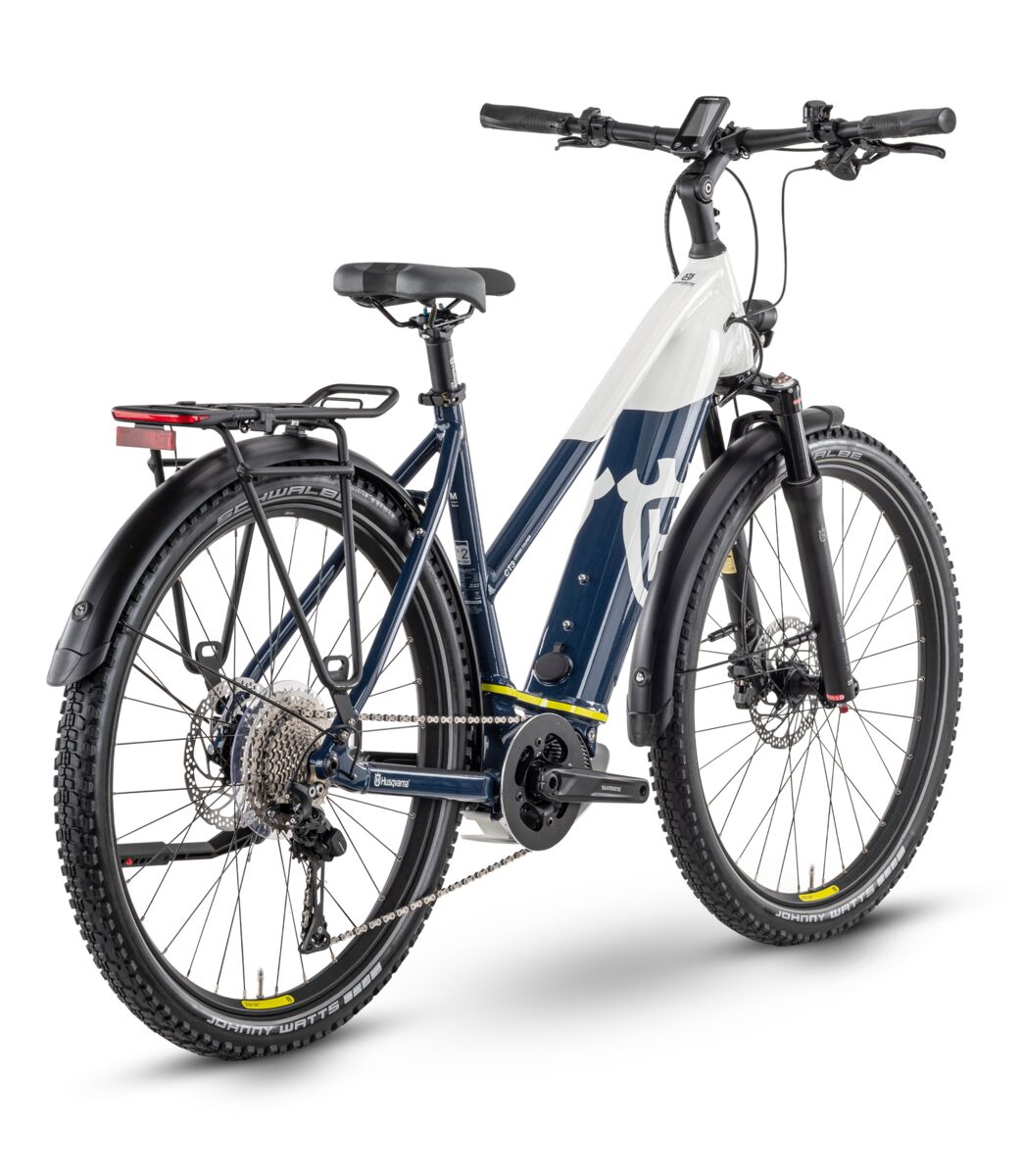 Husqvarna Cross Tourer CT3 27.5'' Damen Pedelec E-Bike Trekking Fahrrad weiß/blau 2024