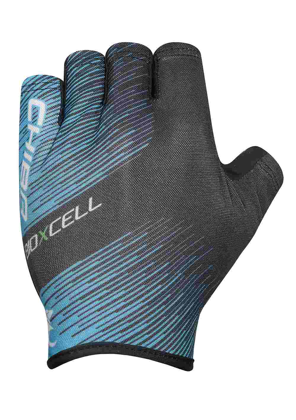 Chiba BioXCell Tan Through Fahrrad Handschuhe kurz blau/schwarz 2027
