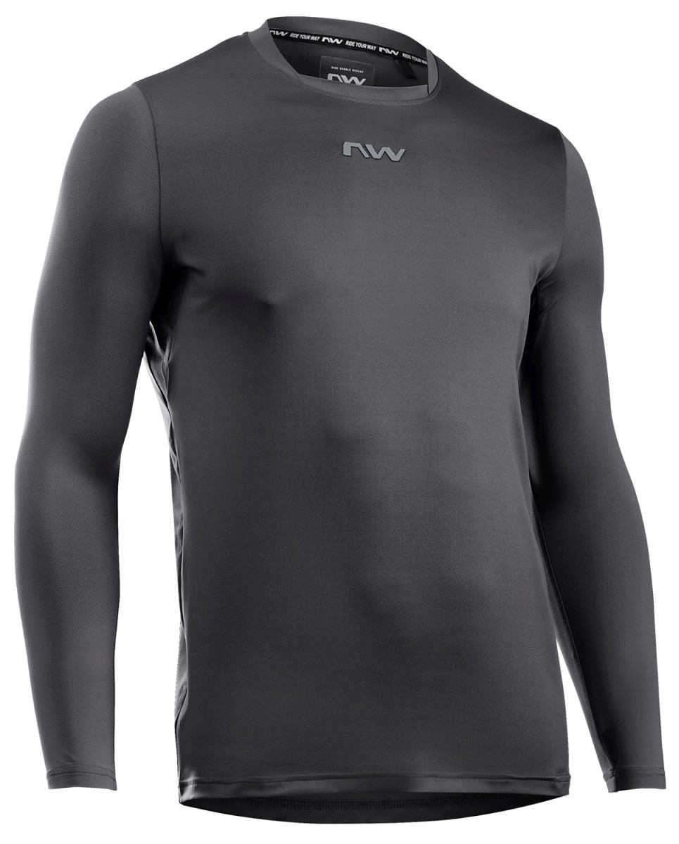 Northwave Bomb Fahrrad Trikot lang schwarz 2026