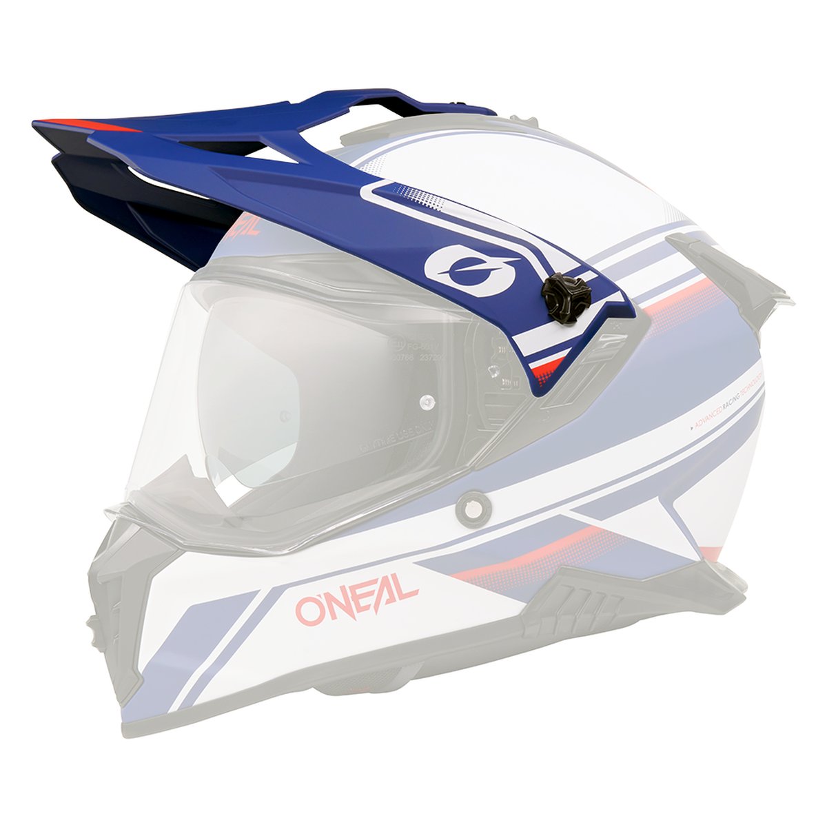O'Neal A-SRS Apex Visor Helmschirm weiß/blau/rot 2027