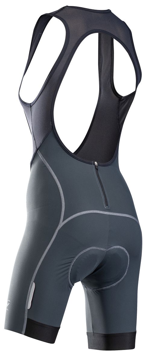 Northwave Allure Damen Fahrrad Trägerhose kurz grau/schwarz 2020
