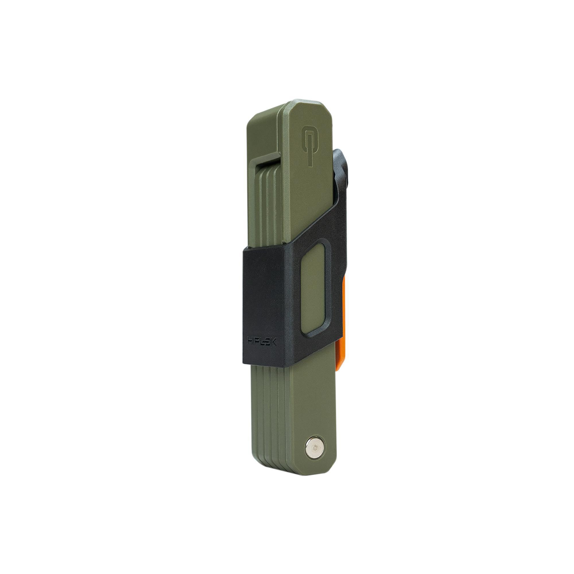 Hiplok Switch 85cm Fahrrad Faltschloss grün
